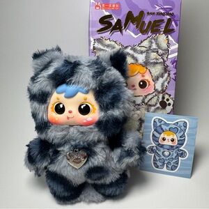 “Moonlight Cat” Samuel Cat's Cool Moment Series Plush Pendant Kitty Toy Doll